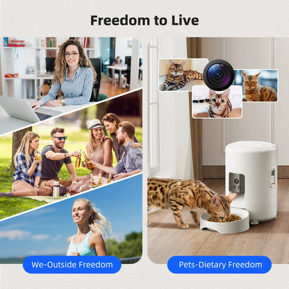 AutoFeed Smart WiFi Pet Feeder 2L